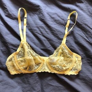 La Perla yellow underwire bra